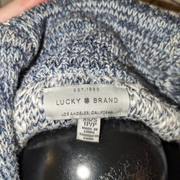 Lucky Brand | Jacquard Patch Cardigan - Picture 7 of 10